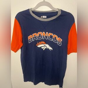 Women’s Broncos Navy and Orange T-Shirt